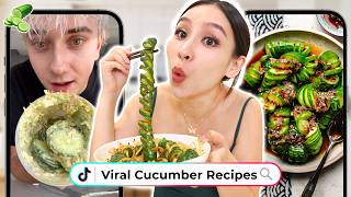 I Tried Viral Cucumber Recipes🥒 *healthy*