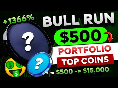 🛑Best $500 BULL RUN Portfolio for 2025 | Turn This $500 in to $15,000 | Get in Early | Bitcoin PUMP