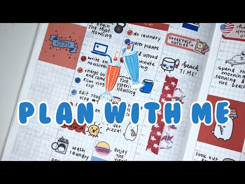 4th of July Memory Plan With Me!