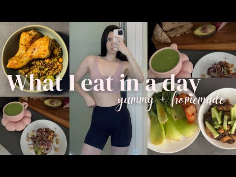 what I eat in a day | simple home cooked meals 🥑🍵