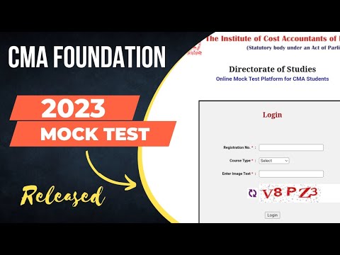 CMA FOUNDATION Mock Test Released For Jan/2023 ||Ankit Poonia||