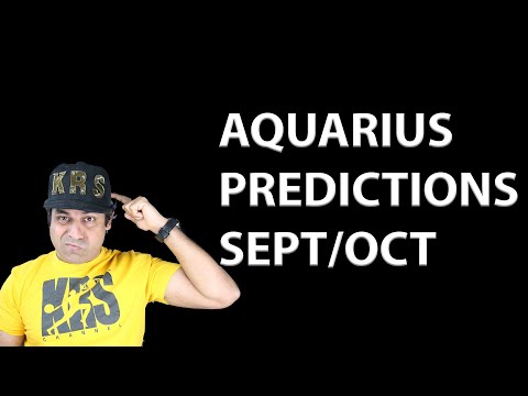 Aquarius ascendant monthly horoscope for Sept and Oct