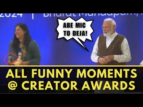 PM Modi All Funny Moments At Creator Awards