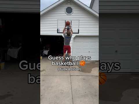 Guess who plays Basketball! 🏀 (dunk edition) #challenge #trending #funny #nba #nbafinals