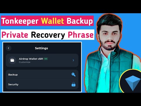 TONKEEPER Wallet Recovery Phrase | How To Backup TONKEEPER Wallet | TON deposit in TONKEEPER WALLET