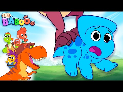 Club Baboo saves the baby dinosaur! | Club Baboo Dino Rangers