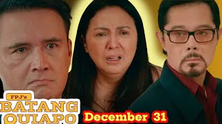 FPJ's Batang Quiapo Dec 31-P2, Live Today | Batang Quiapo Full Episode #fpjsadvanceepisode