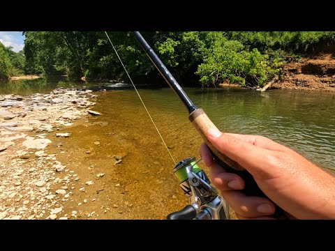 Wading a Rocky Clear Creek...