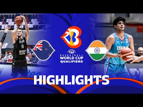 New Zealand vs India | FIBA World Cup Qualifiers 2023