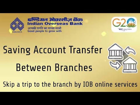 IOB Transfer Account between Branches online In tamil #tech_kurippugal