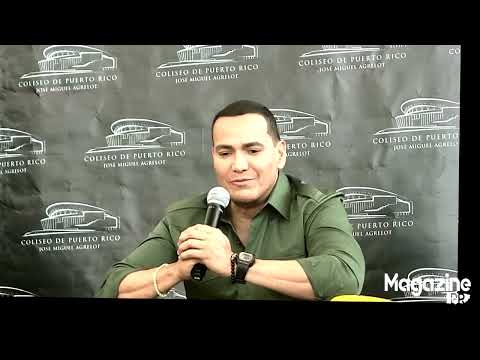 Victor Manuelle   confrencia de prensa por su concierto