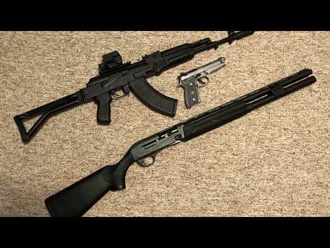 SAM7SF, Remington V3 Competition, 92FS 3-gun Match