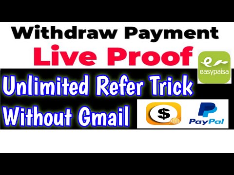 Unlimited Refer Trick Without Gmail - make money online without investment - Big Time Cash App Money