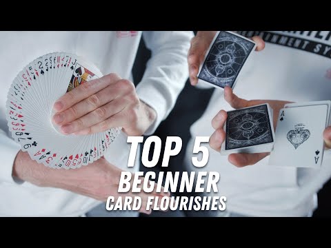 TOP 5 BEGINNER Cardistry Moves YOU can learn TODAY!!