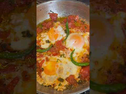 2 To 5 MINS QUICK BREAKFAST RECIPE | Eggs with tomato | Afghan omelette #afghanfood#youtubeshorts#