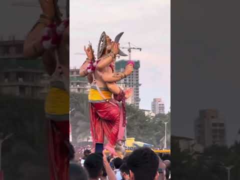 Ganpati Bappa visarjan 2024🙏🏻#mumbai #ganpatibappa #visarjan #youtube #shorts #viral #video