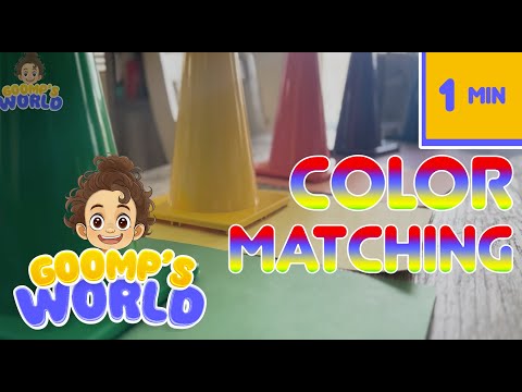 Best Learning Colors by Matching Primary Colors #education #color #preschool | Goomp’s World