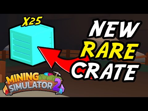 Opening NEW Rare Crates in Mining Simulator 2 (Roblox)