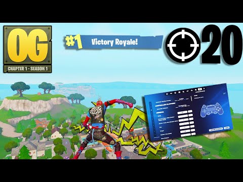 NEW *BEST* UPDATED Controller Fortnite Settings/Sensitivity! OG Ch. 1 Season 1 - Xbox/PS4/PS5 |