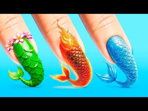 From Nerds To Beautiful Mermaids Makeover! Fire, Ice and Earth Mermaids!