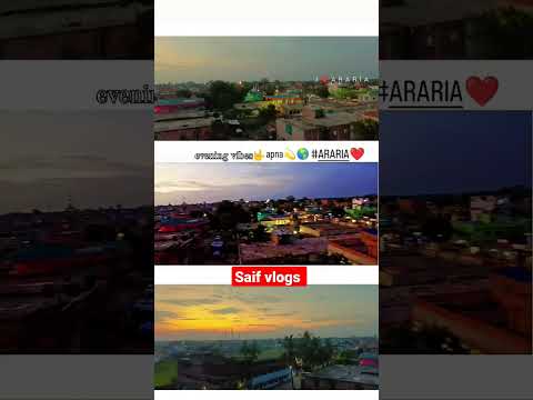 araria evening short video || #saifvlogs #araria #bihar #evening #shorts #viral #vlogs