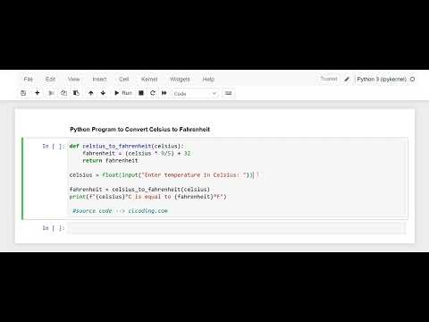 Day 40: Python Program to Convert Celsius to Fahrenheit