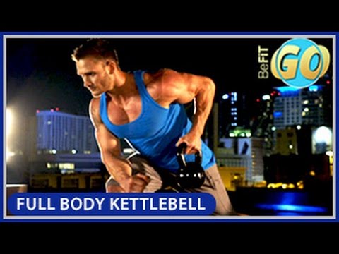 Full Body Strength Kettlebell Workout: BeFiT GO- 10 Mins