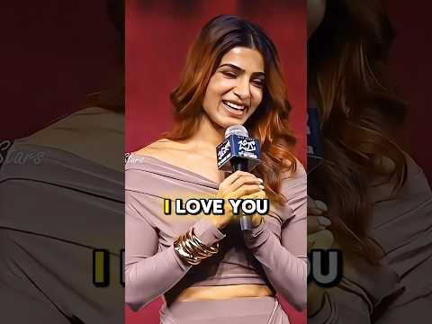 Actress Samantha Superb Speech @ JIGRA Movie Pre Release Event | Manastars