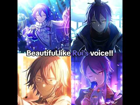 I love his voice!! 💜💜💜 #pjsk #projectsekai #colorfulstage #rui #ruikamishiro