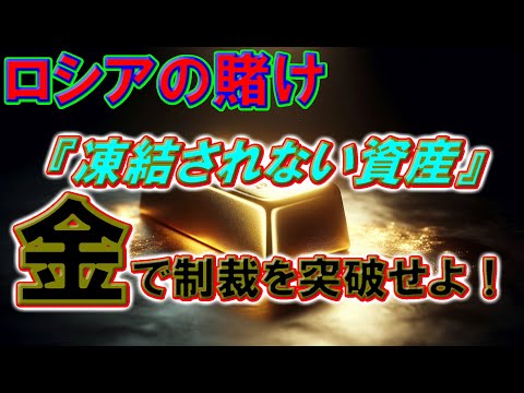 ロシアの賭け：『凍結されない資産』金で制裁を突破せよ！