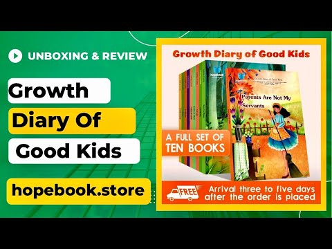 Hopebook || Growth Diary Of Good Kids - Unboxing & Book Review In English (2022)