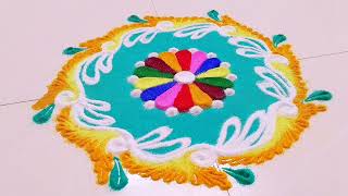 2025 new year rangoli design😍🔥#rangoli