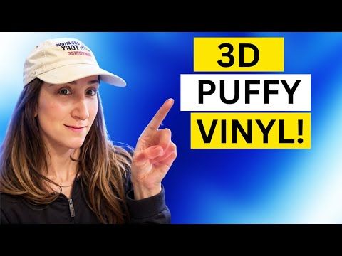 How To Apply 3d Puffy HTV On A Shirt