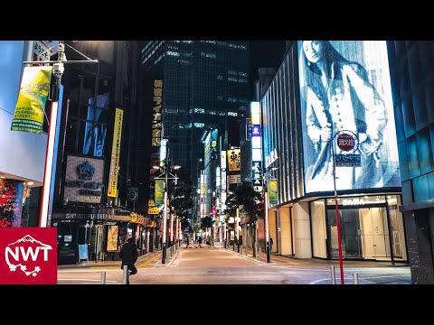 Tokyo Shinjuku | The 6th day after declaration of a state of emergency 4K