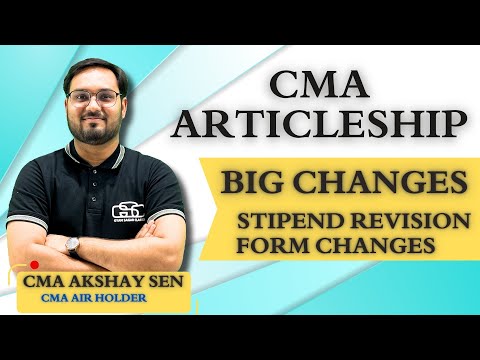 BIG CHANGES IN CMA ARTICLESHIP | CMA TRAINING UPDATES | CMA AKSHAY SEN