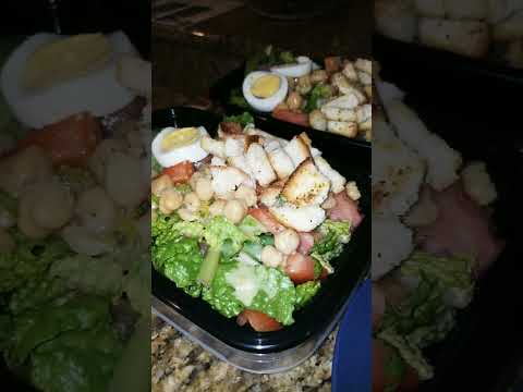 shrimp and salad #dinner #shrimp #shorts