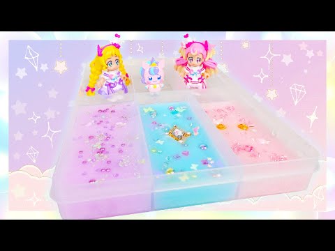 わんだふるぷりきゅあ！のスライムパレット！ニコ様🦄とダイヤモンドリボンスタイル💎も！【プリキュア】