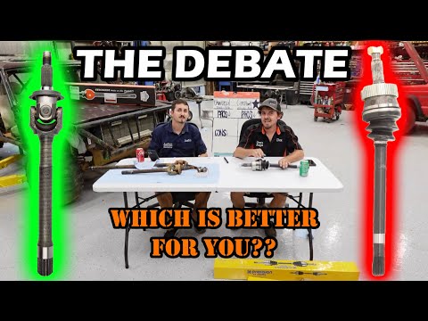 Which Axle Is The Right Choice For You: U-joint Or Cv Axle? Find Out In This Debate!!