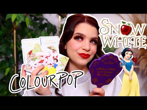 COLOURPOP SNOW WHITE COLLECTION REVIEW + SWATCHES