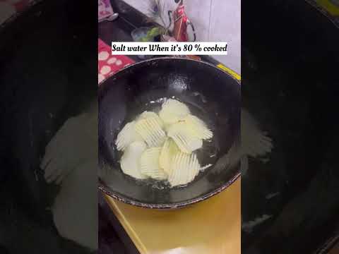 Market style aloo wafer recipe…#shorts #youtubeshorts #shortvideo #viral