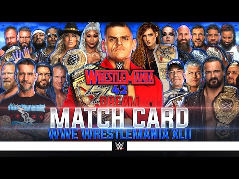 WWE WrestleMania 42 - Dream Card [v3]