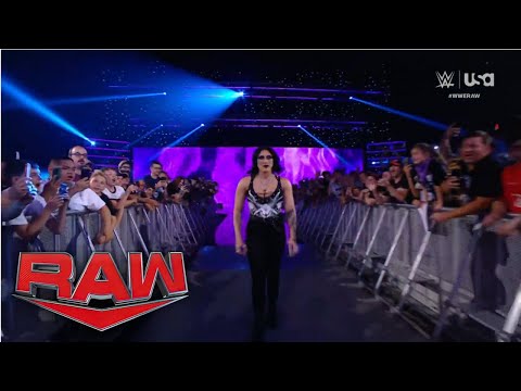 Rhea Ripley entrance in her return to Monday Night Raw: WWE Raw #1624, July 8, 2024