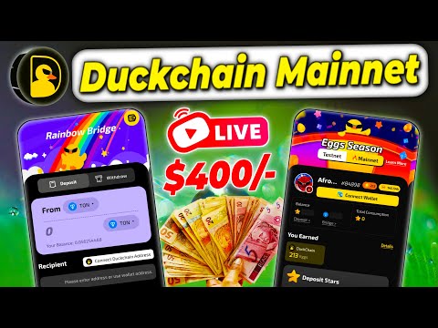 Duck chain Airdrop | Duck chain mainnet launch | Duck chain withdraw | Duck chain wallet connect