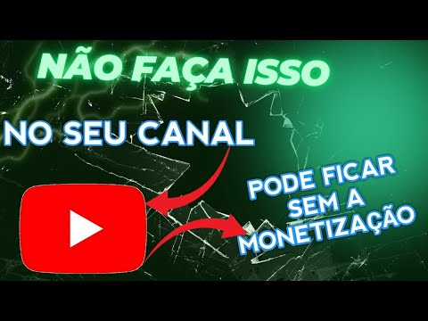 NÃO FAÇA ISSO COM O SEU CANAL OU VOCÊ VAI PERDER ELE : o que tá acontecendo com o YouTube