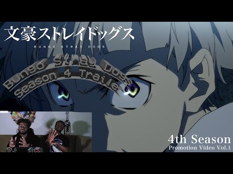 Bungo Stray Dogs Season 4 Trailer | Live Reaction |