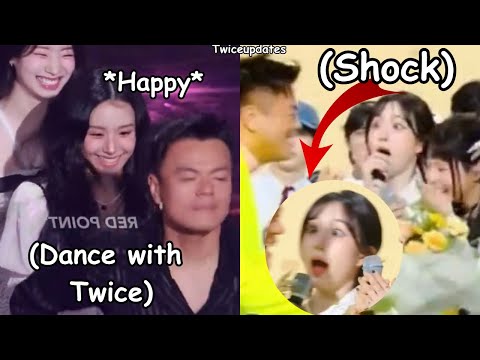 twice & nmixx getting surprised when JYP suddenly appears in front of then, he even dance with twice