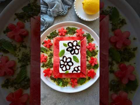 Watermelon Salad with Mint Chimichurri