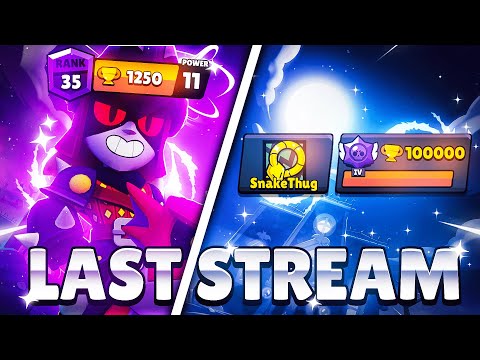 100.000 🏆 in Brawlstars | Last Stream