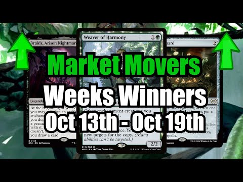 MTG Movers Of The Week! Oct 13 - Oct 19th | Enchantment Creature Get A Boost! Weaver & Séance Board!