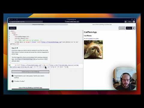 FreeCodeCamp.org - Cat Photo App (Step 1-20)